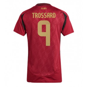 Fotbalové Dres Belgie Leandro Trossard #9 Dámské Domácí Oblečení ME 2024 Krátký Rukáv